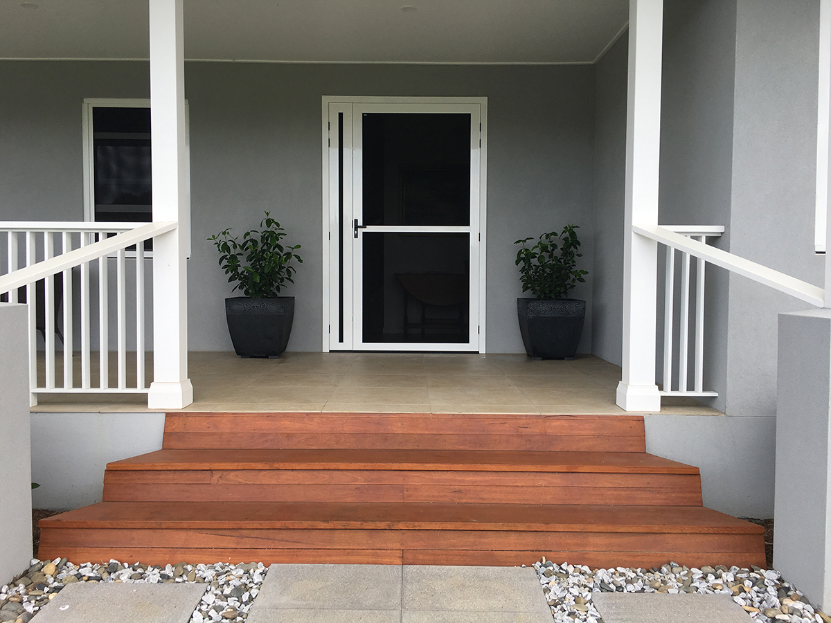 Crimsafe double hinged security door installation