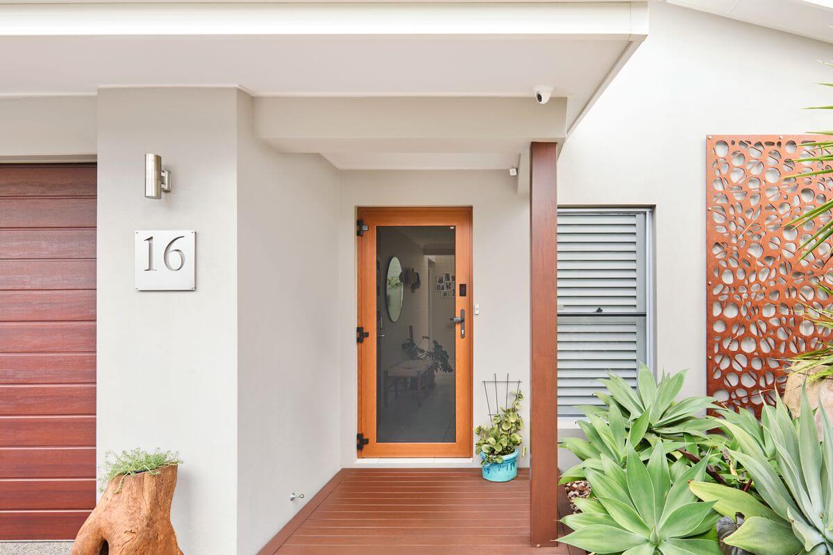 Crimsafe hinged security screen door installation