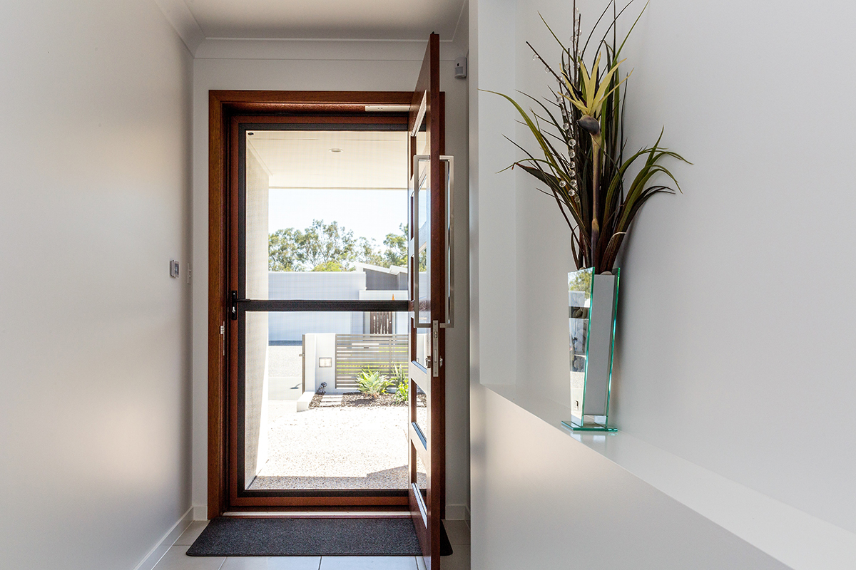 Crimsafe hinged security screen door installation