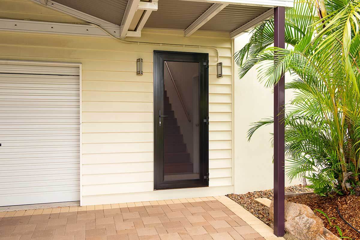 Crimsafe double hinged security door installation