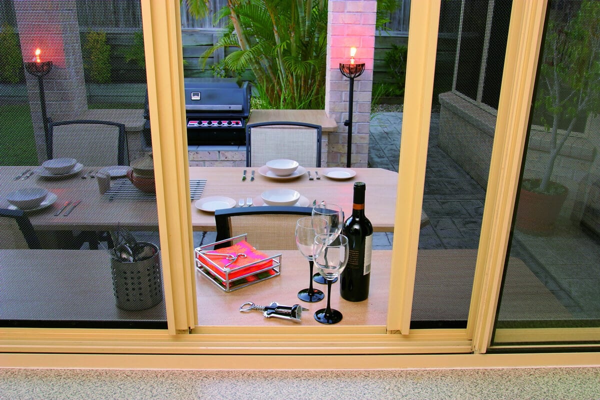 Crimsafe sliding window security screen