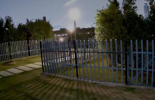 Reolink Argus 3 Pro colour night vision footage showing full-colour detail