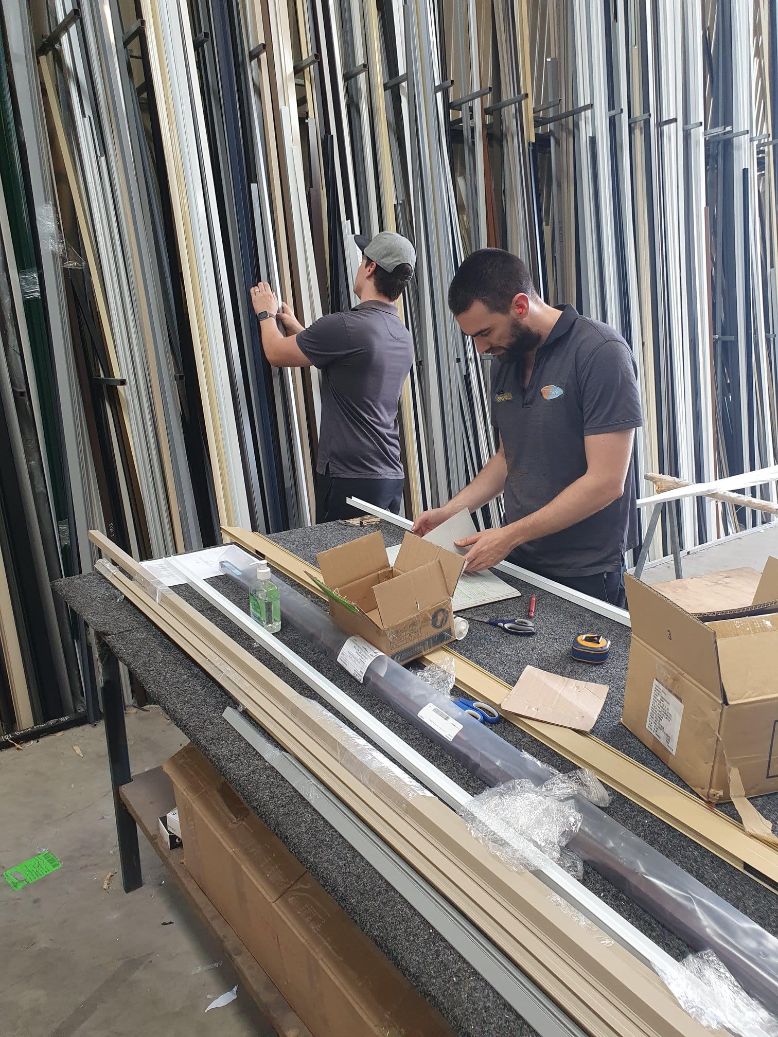 Securelux factory interior, Redland Bay manufacturing floor