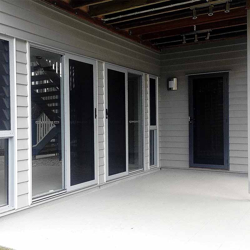 Crimsafe security screen installation on a Brisbane property