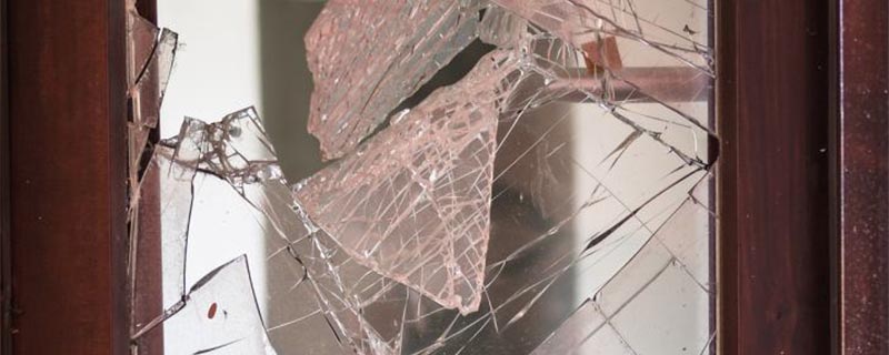 3M security film on residential window glass