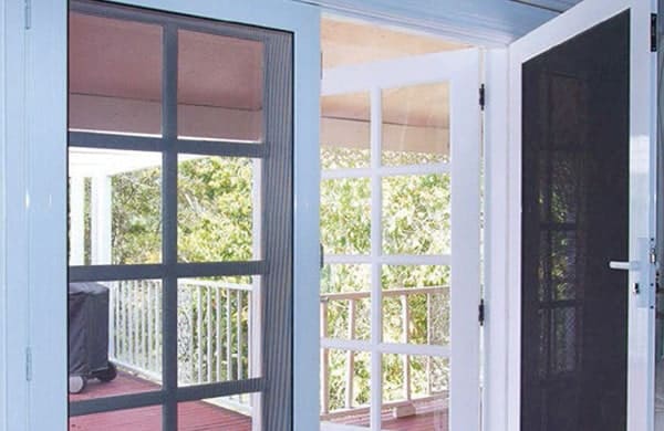 Crimsafe French security door installation