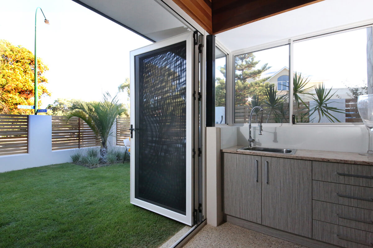 Crimsafe Ultimate bi-fold security doors