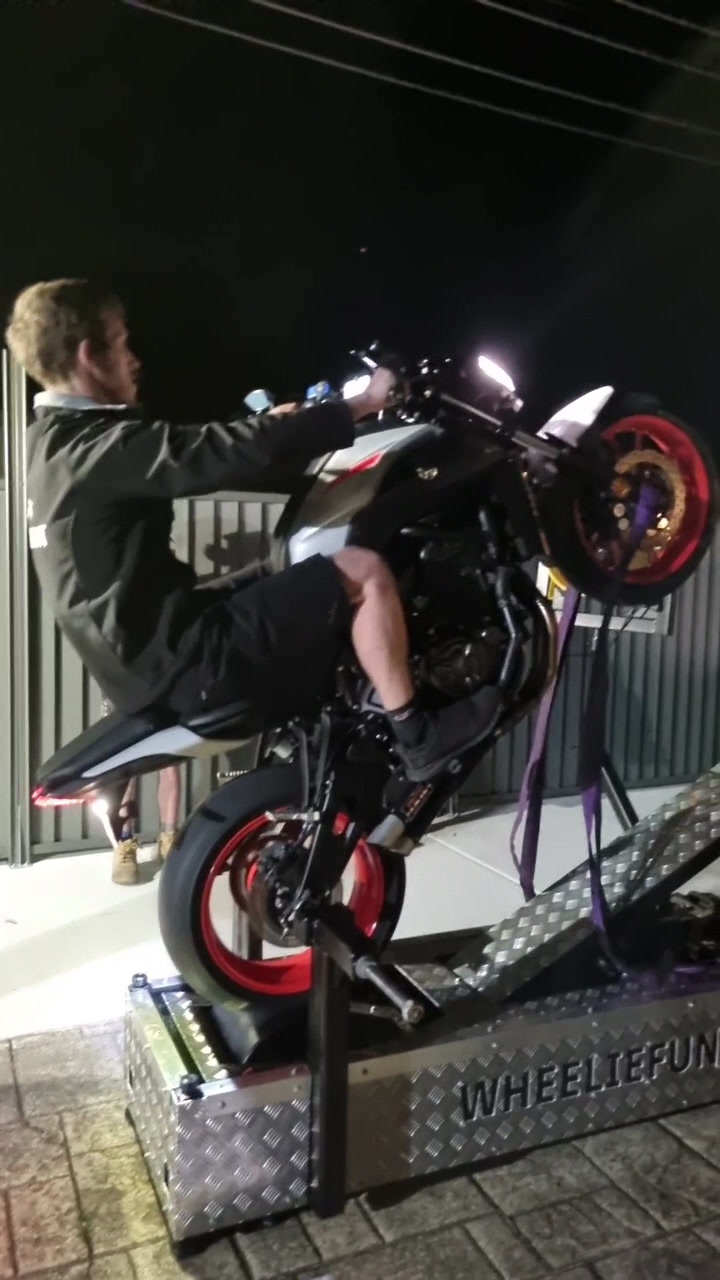 Wheelie Fun in action