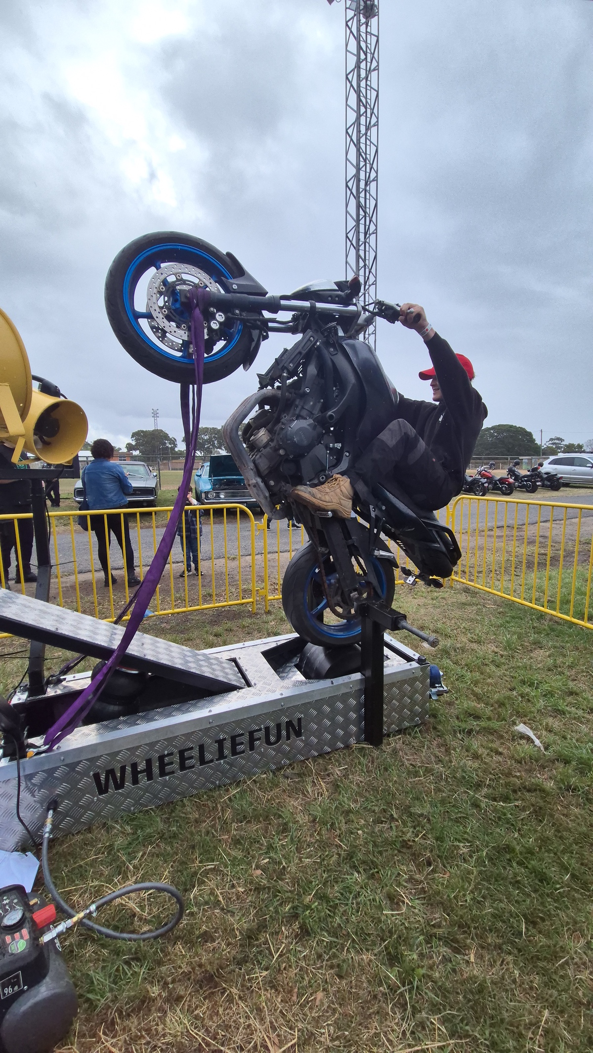 Wheelie Fun in action