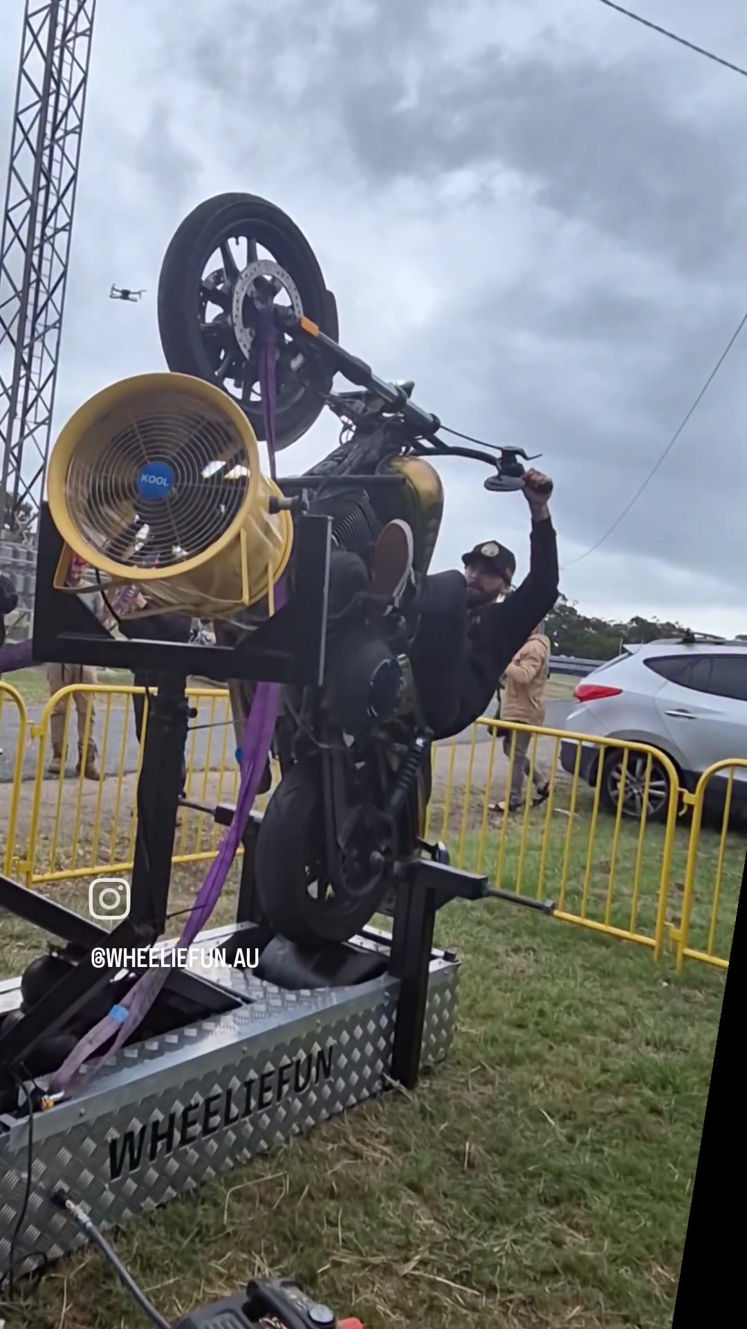 Wheelie Fun in action