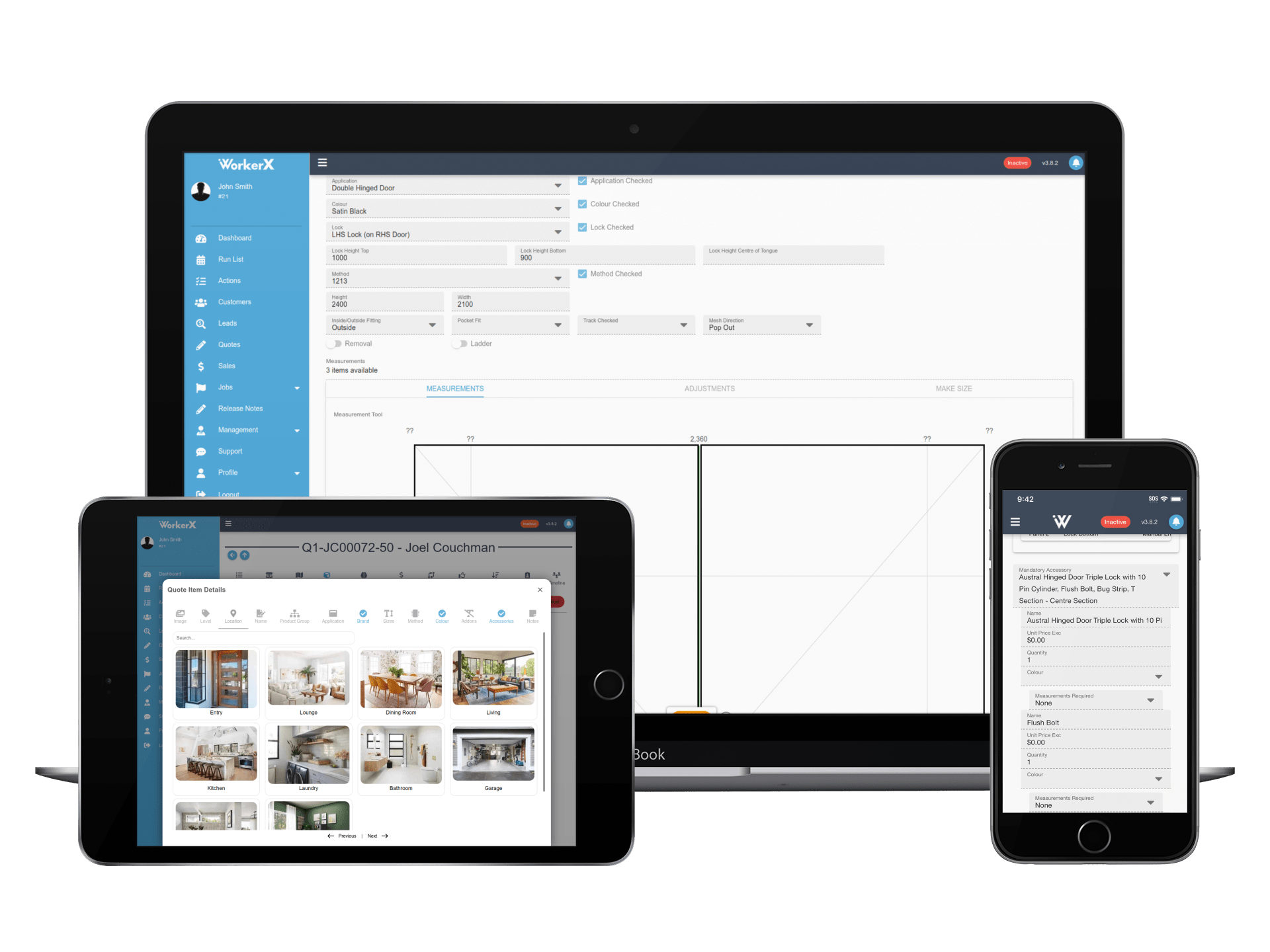 WorkerX running on multiple devices